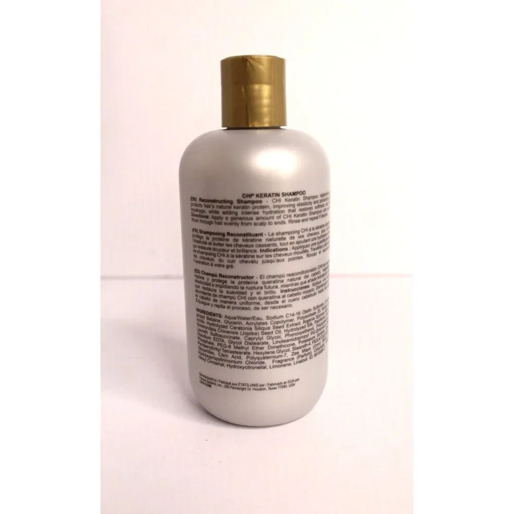 CHI Keratin Reconstructing Shampoo, Replenishes & Protects, 12‎ fl oz. New